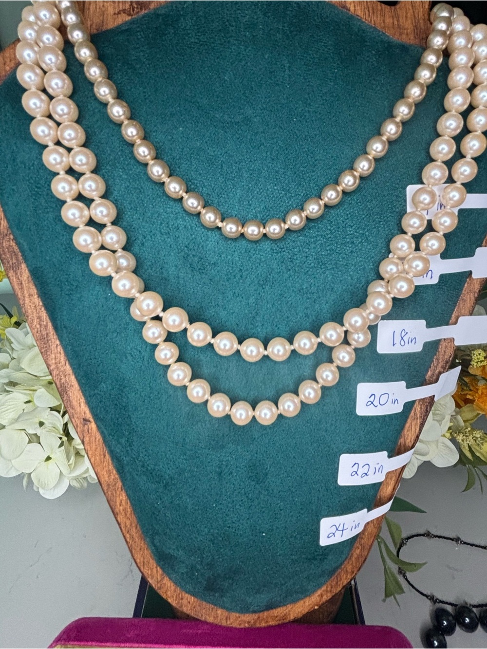 Vintage Bundle of 5 Classic Ivory Pearl Necklace - Elegant Women Jewelry